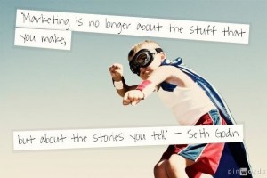 Optional - Marketing storytelling quote